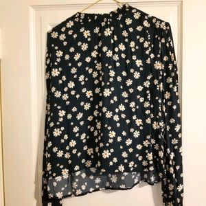 Floral long sleeve blouse